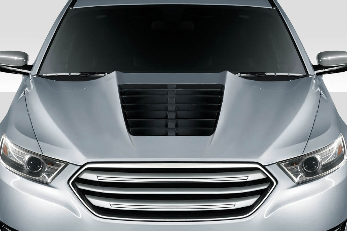 2013-2019 Ford Taurus GT500 V2 Style Hood - 1 Piece - FRP