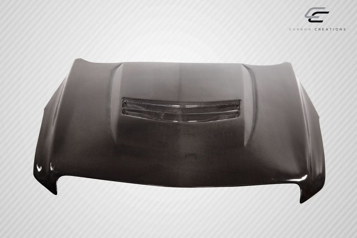 2012-2019 Cadillac ATS V Look Hood - 1 Piece - Carbon Fiber