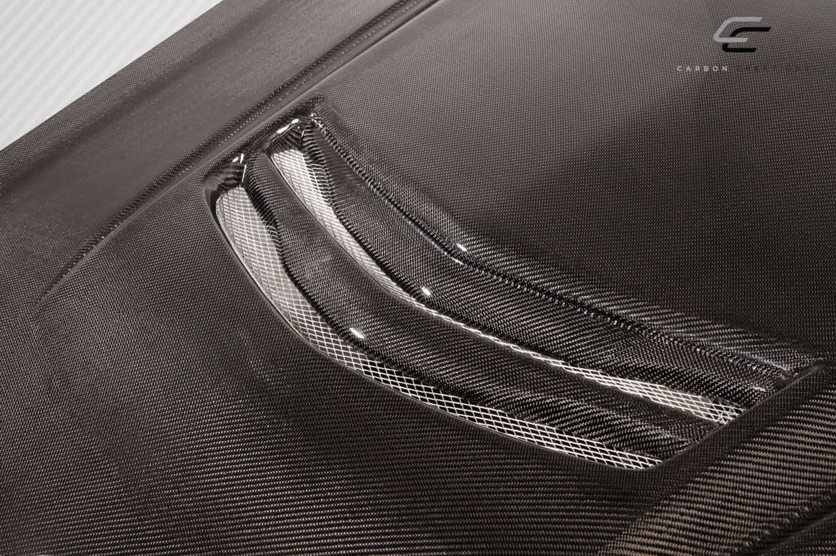 2012-2019 Cadillac ATS V Look Hood - 1 Piece - Carbon Fiber