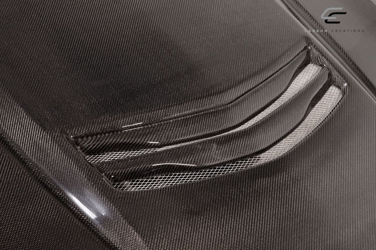 2012-2019 Cadillac ATS V Look Hood - 1 Piece - Carbon Fiber
