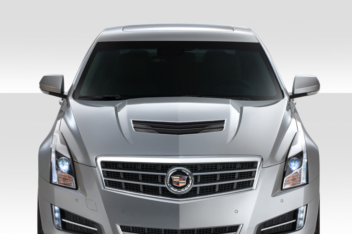 2012-2019 Cadillac ATS V Look Hood - 1 Piece - FRP