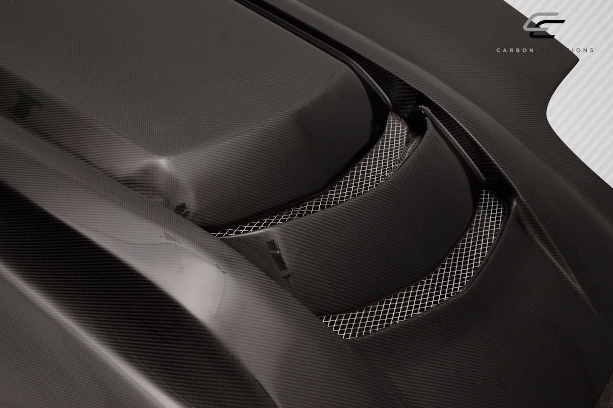 1997-2004 Chevrolet Corvette C5 ZR1 V2 Style Hood - Carbon Fiber
