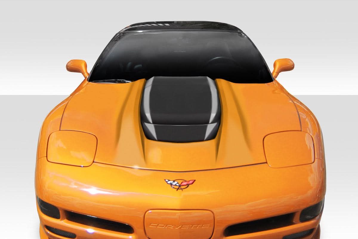 1997-2004 Chevrolet Corvette C5 ZR1 V2 Style Hood - 1 Piece - FRP