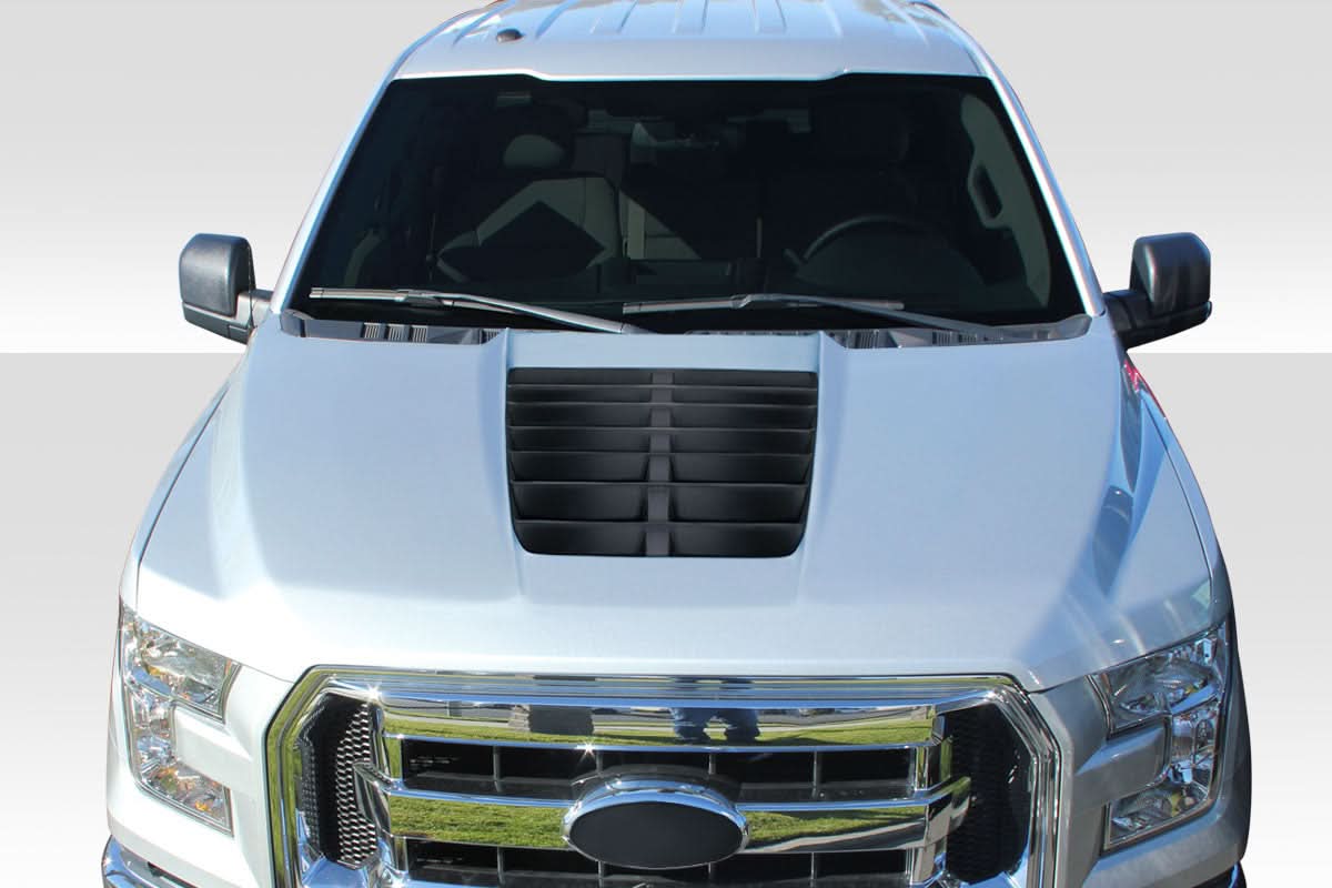 2015-2020 Ford F-150 GT500 V2 Style Hood - 1 Piece - FRP