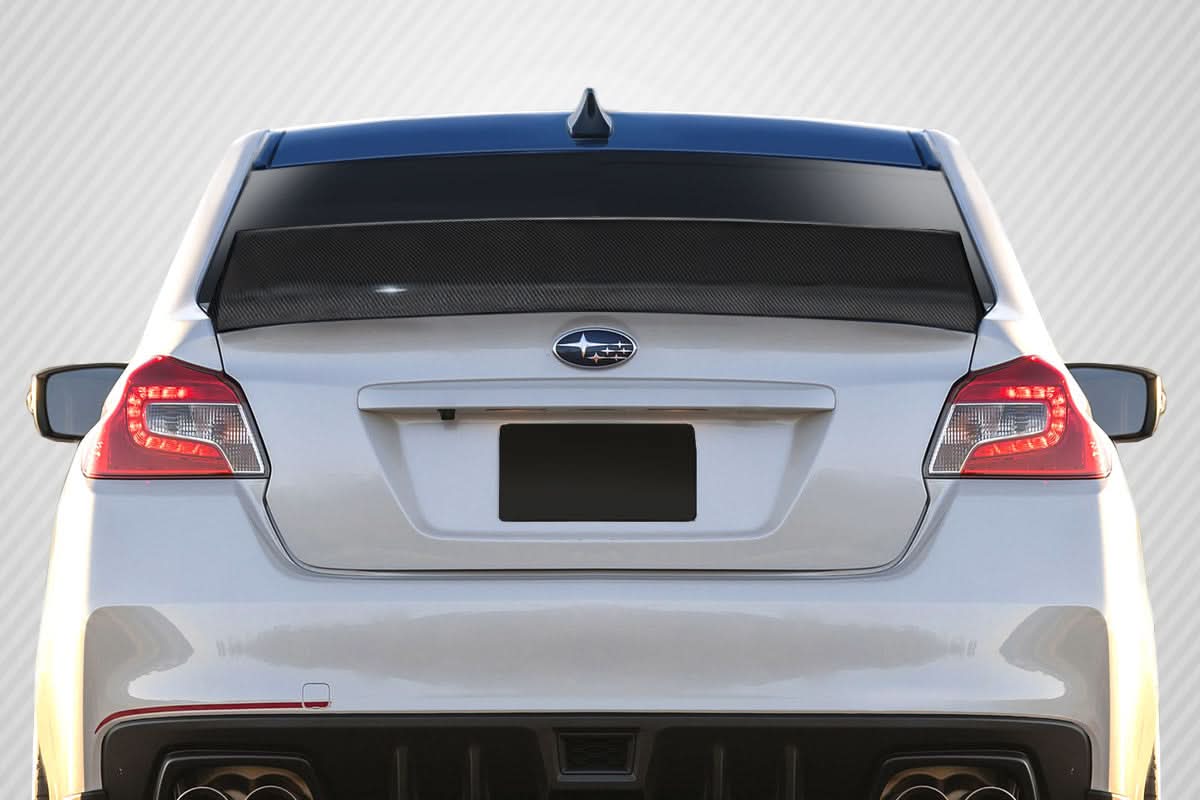 2015-2021 Subaru WRX Duckbill Style Rear Wing Spoiler - Carbon Fiber