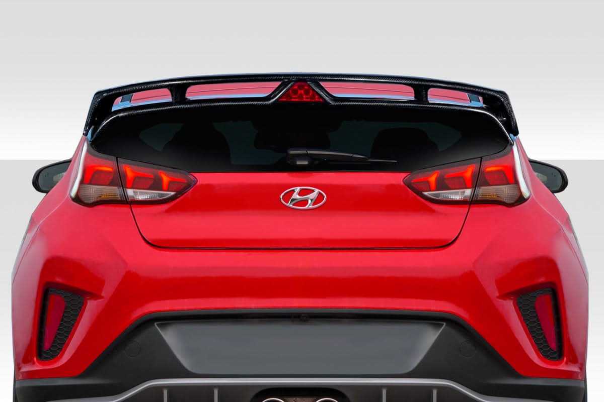2019-2023 Hyundai Veloster N Look Rear Wing Spoiler - Carbon Fiber