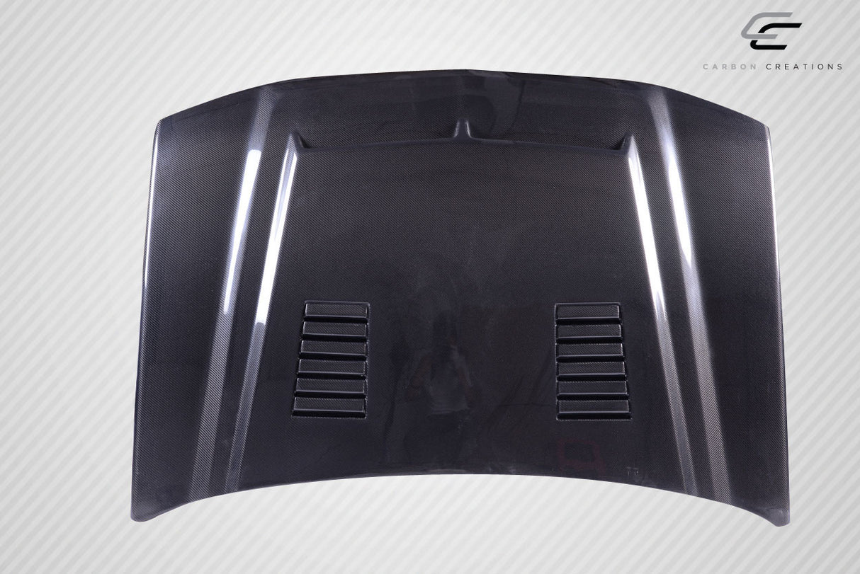 2002-2006 Chevrolet Avalanche (w/o cladding) 2003-2005 Silverado Carbon Creations GT500 Hood - 1 Piece