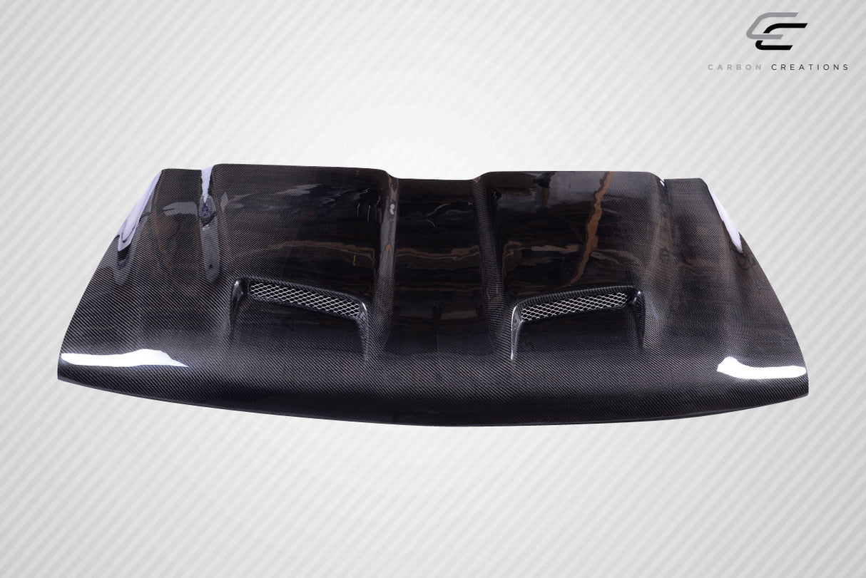 1999-2002 Chevrolet Silverado 2000-2006 Tahoe Suburban Carbon Creations Dual Ram Air Hood - 1 Piece