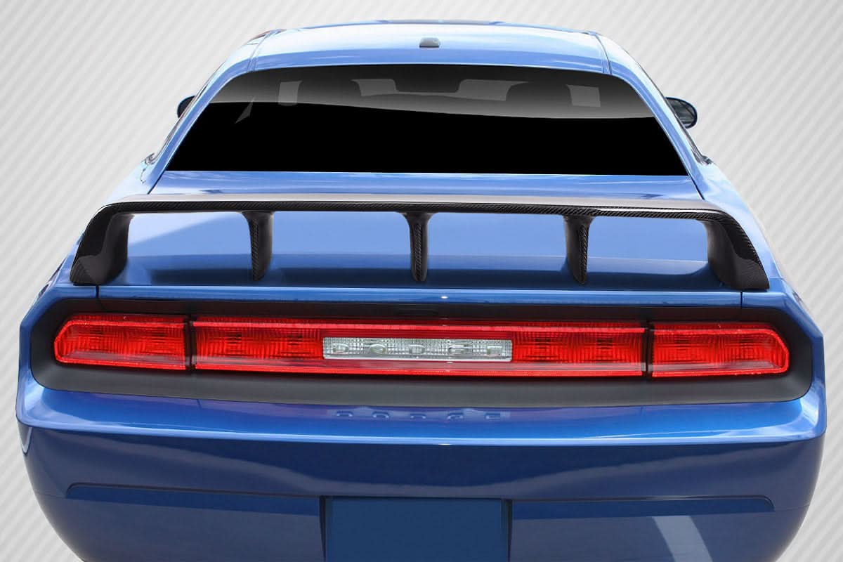 2008-2023 Dodge Challenger CVX Style Wing Spoiler - Carbon Fiber