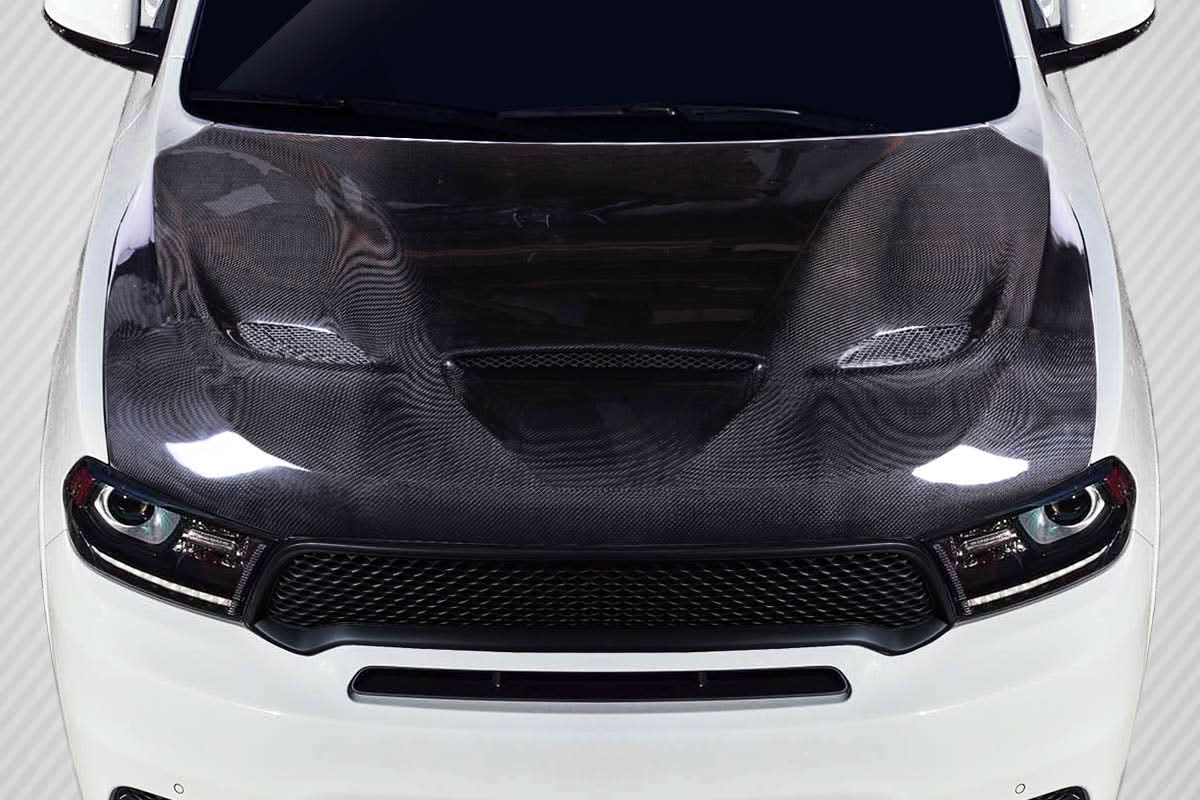 2011-2023 Dodge Durango SRT Hellcat Look Hood - Carbon Fiber