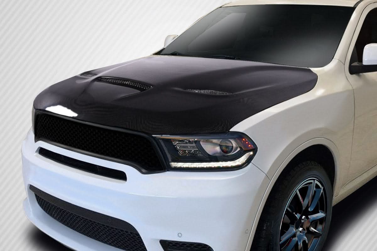 2011-2023 Dodge Durango SRT Hellcat Look Hood - Carbon Fiber