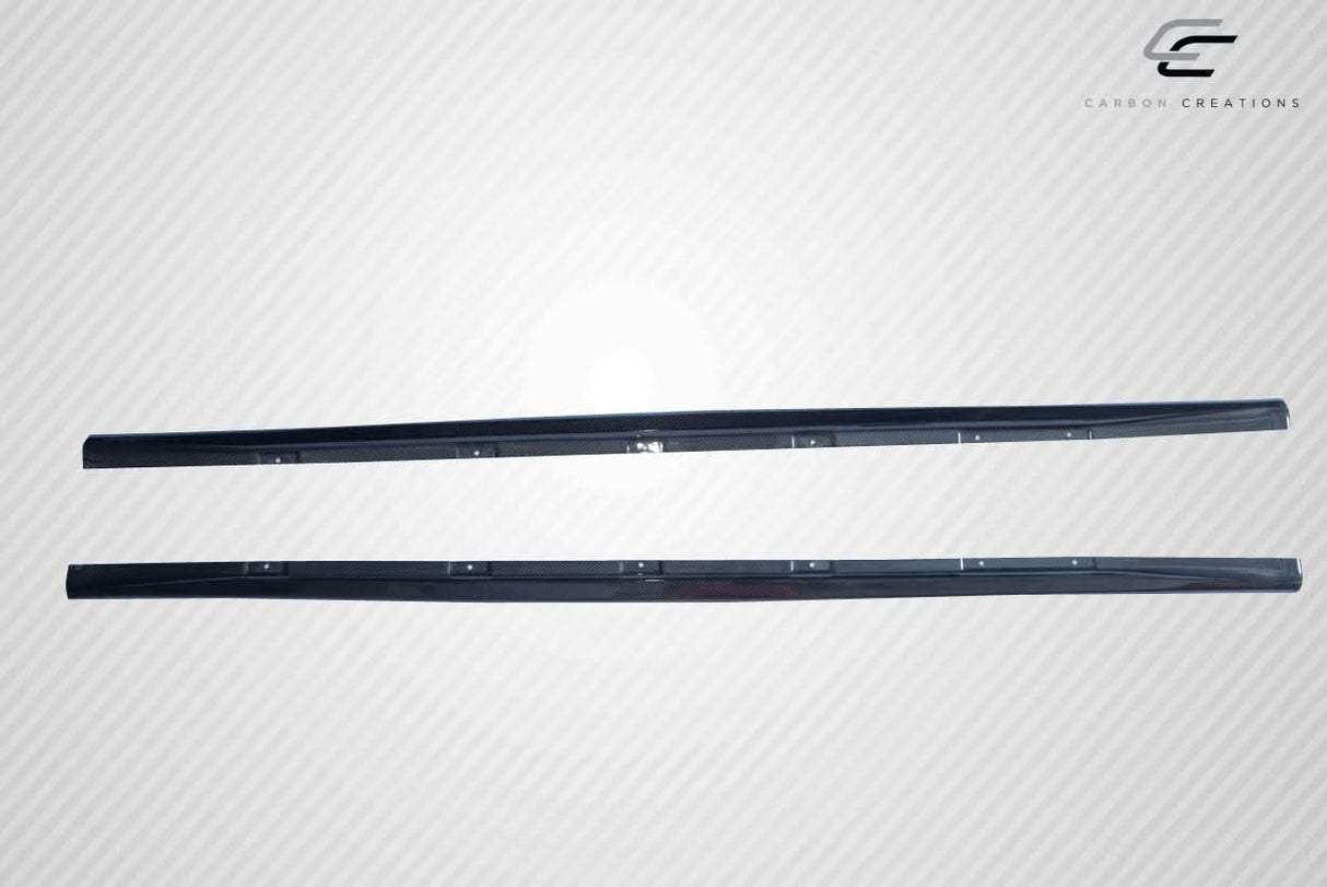2013-2016 Dodge Dart Scat Look Side Skirts - 2 Piece - Carbon Fiber