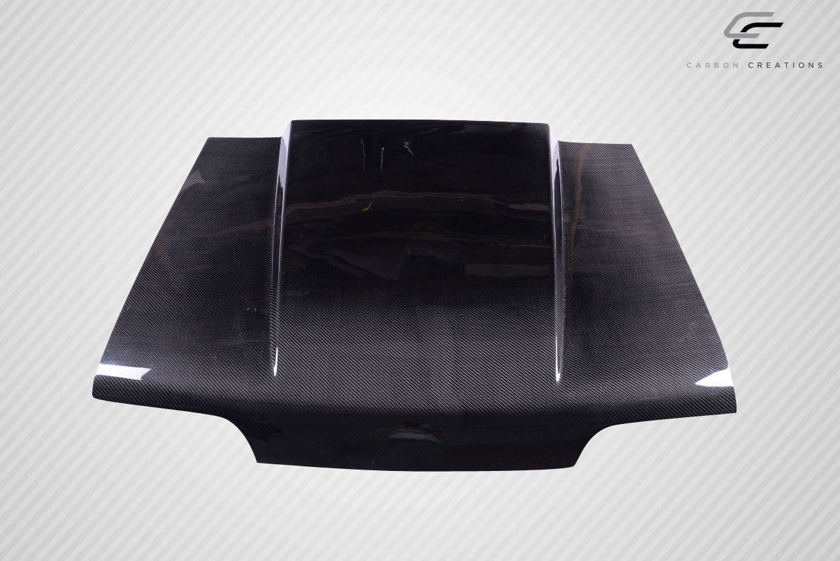 1987-1993 Ford Mustang Carbon Creations 2" Cowl Hood - 1 Piece