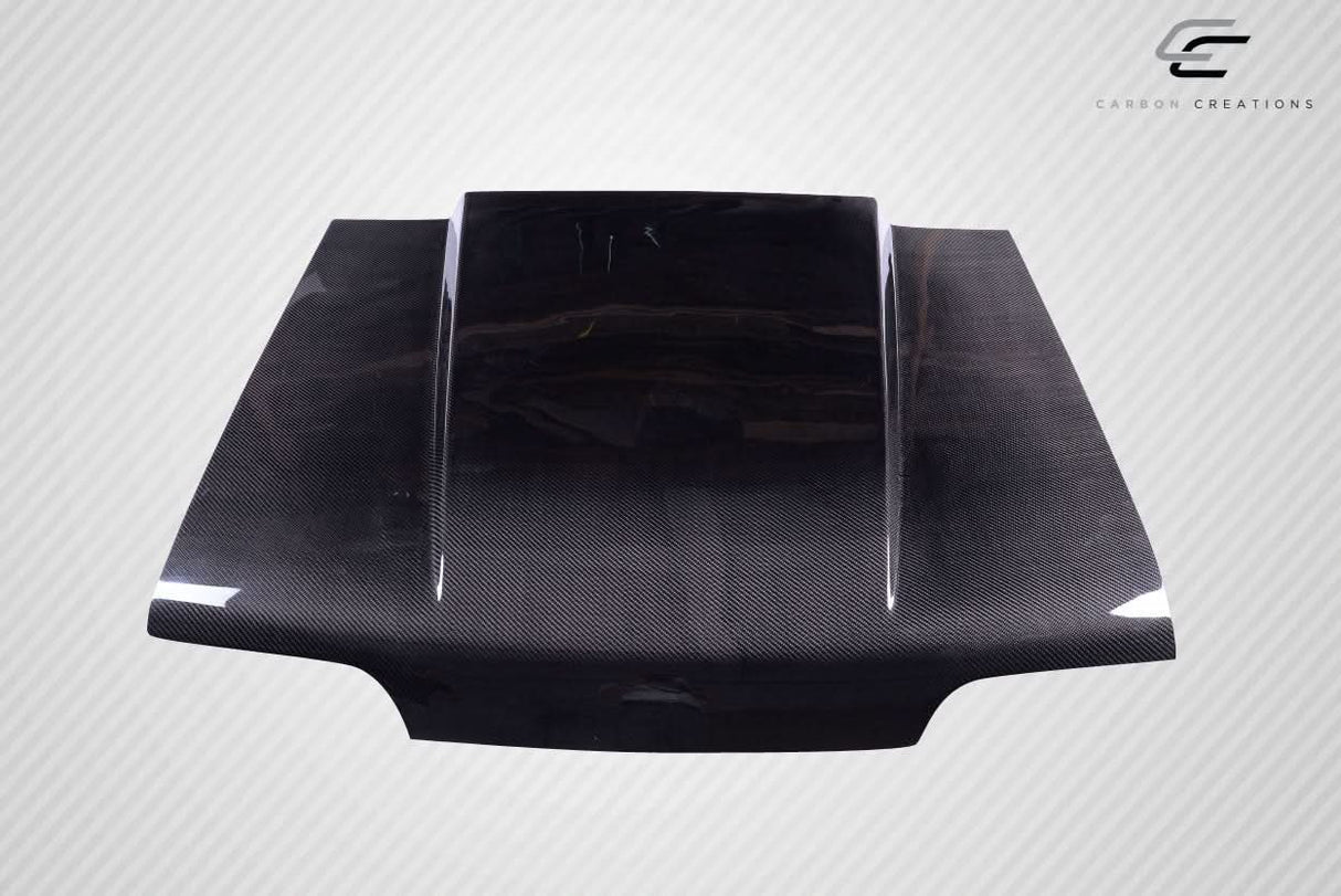 1987-1993 Ford Mustang 2" Cowl Hood - Carbon Fiber