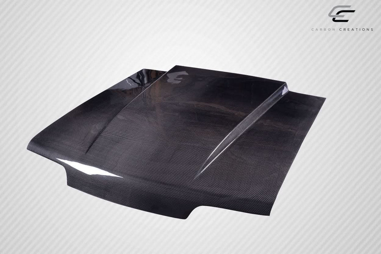 1987-1993 Ford Mustang 2" Cowl Hood - Carbon Fiber