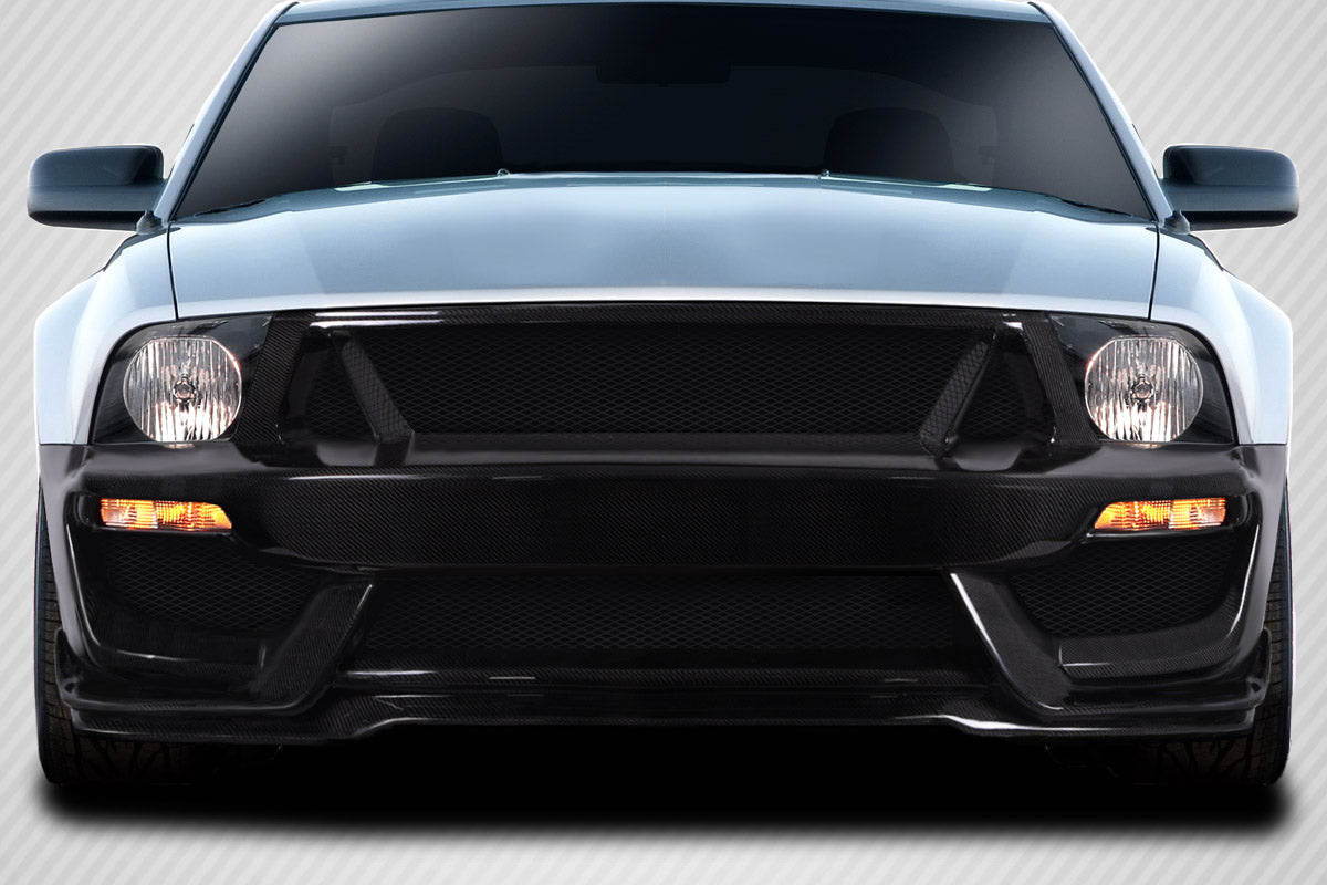 2005-2009 Ford Mustang GT350 Look Front Bumper - Carbon Fiber