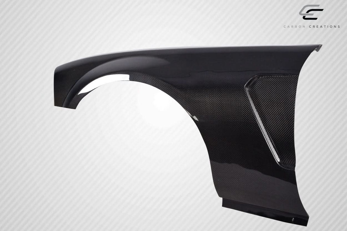 2005-2009 Ford Mustang GT350 V2 Look Front Fenders - Carbon Fiber