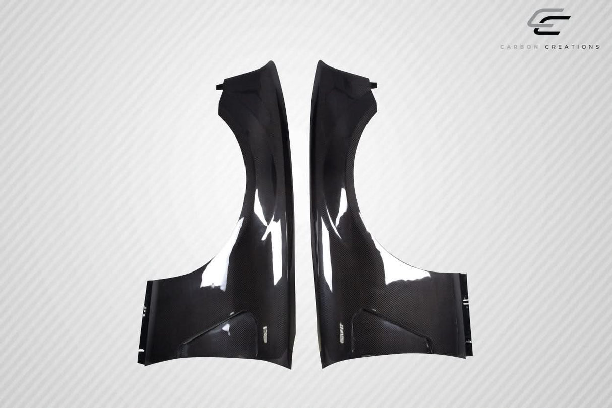 2005-2009 Ford Mustang GT350 V2 Look Front Fenders - Carbon Fiber