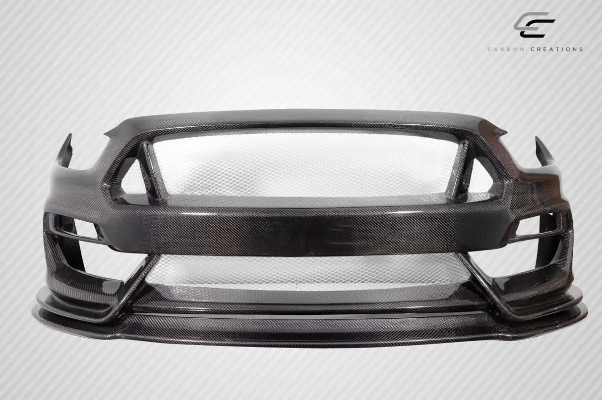 2015-2017 Ford Mustang GT350 Look Front Bumper - Carbon Fiber