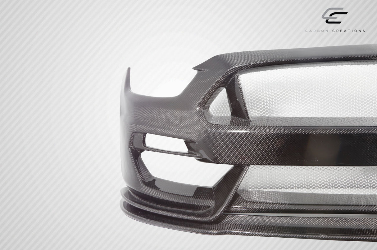 2015-2017 Ford Mustang GT350 Look Front Bumper - Carbon Fiber