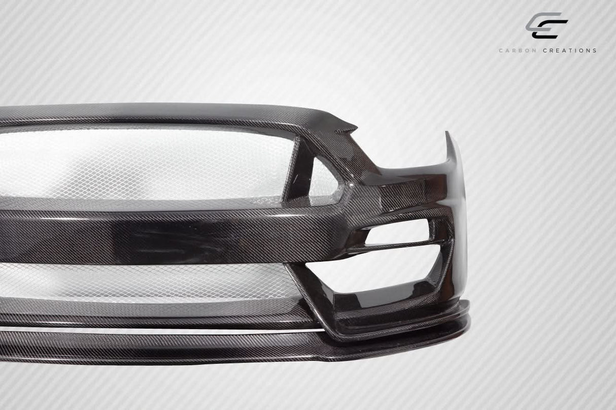 2015-2017 Ford Mustang GT350 Look Front Bumper - Carbon Fiber