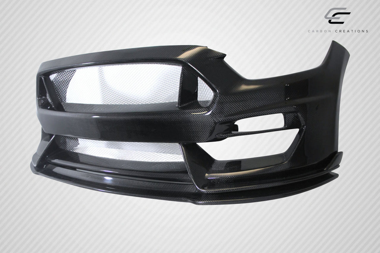2015-2017 Ford Mustang GT350 Look Front Bumper - Carbon Fiber