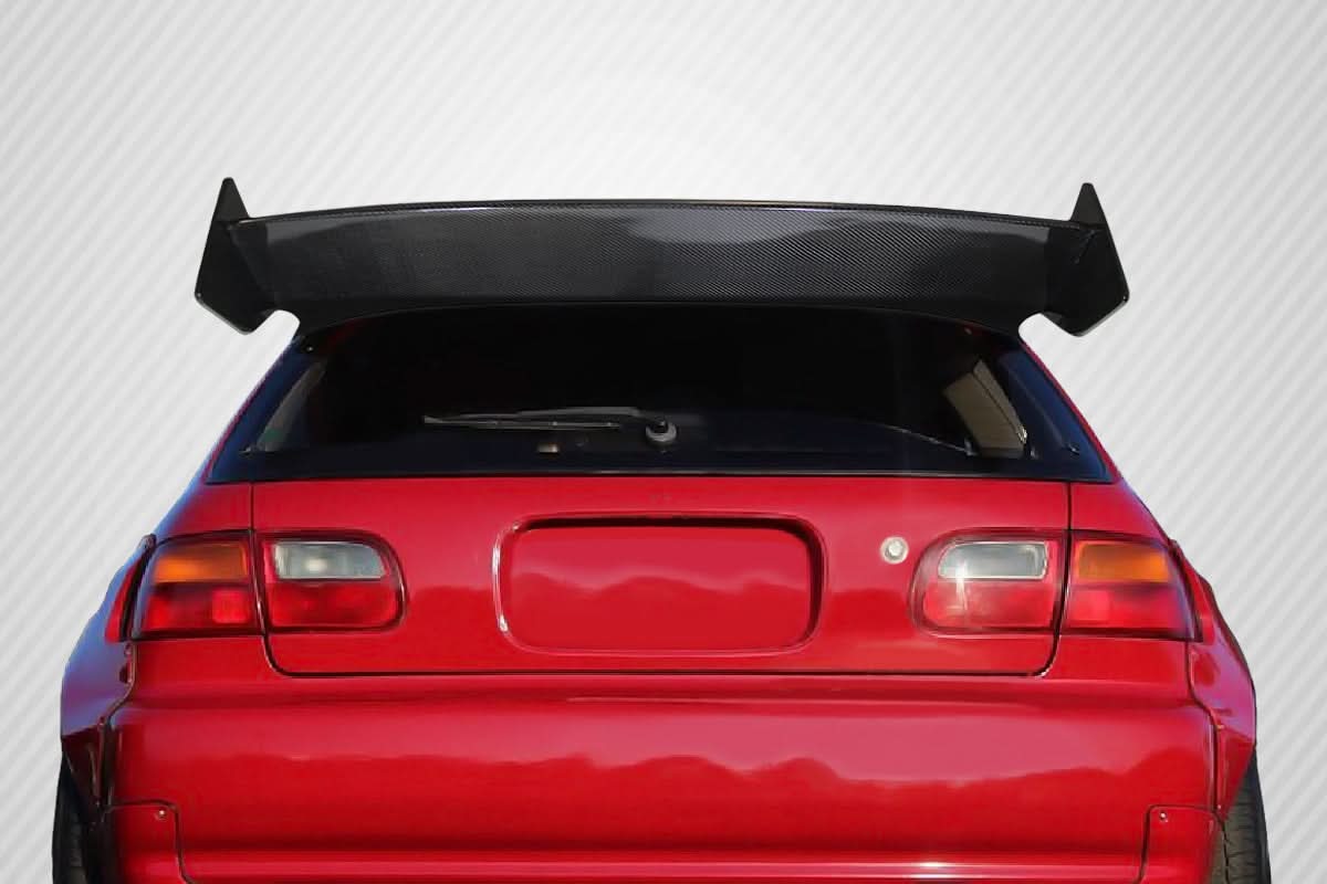 1992-1995 Honda Civic RBS Style Wing Spoiler - Carbon Fiber
