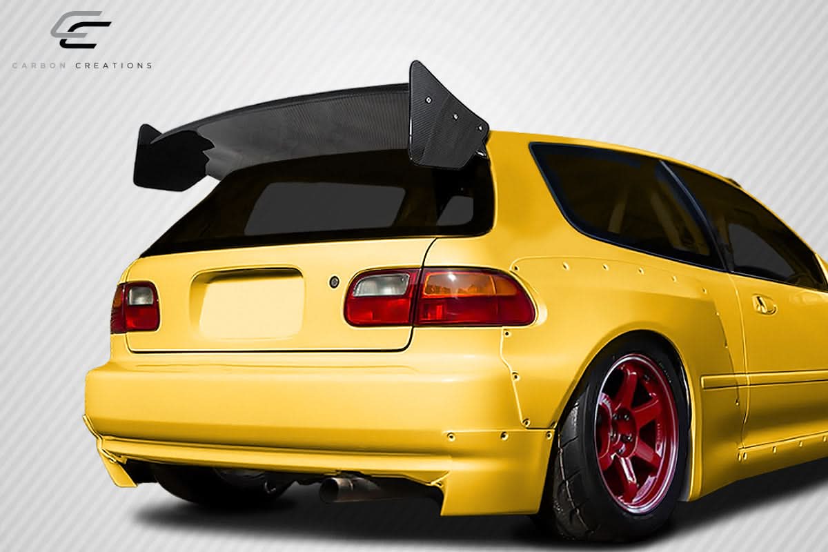 1992-1995 Honda Civic RBS Style Wing Spoiler - Carbon Fiber