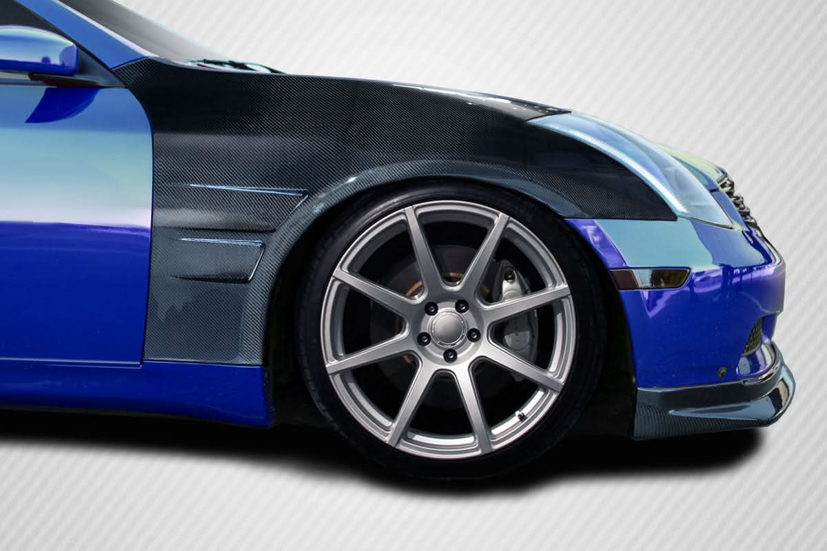 2003-2007 Infiniti G35 GT Concept Style Fenders - Carbon Fiber