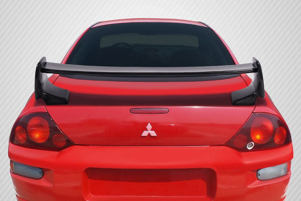 2000-2005 Mitsubishi Eclipse Shock Style Wing Trunk Spoiler - Carbon
