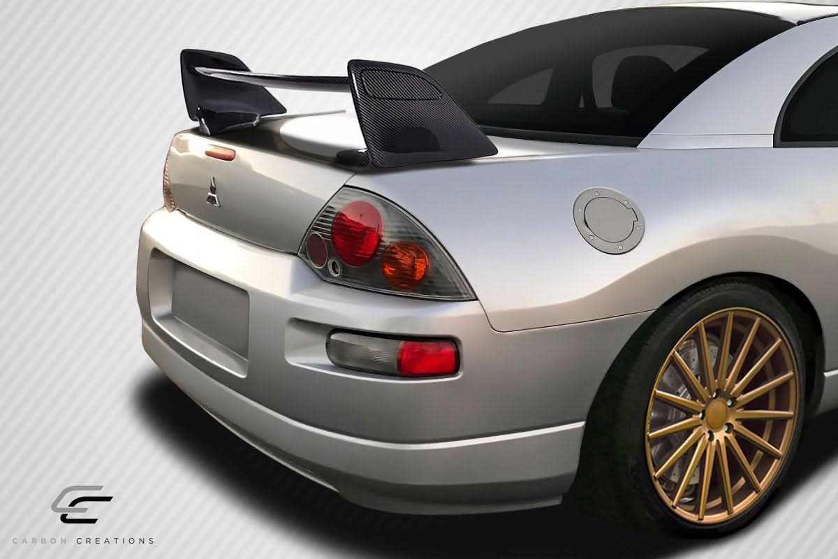 2000-2005 Mitsubishi Eclipse Shock Style Wing Trunk Spoiler - Carbon