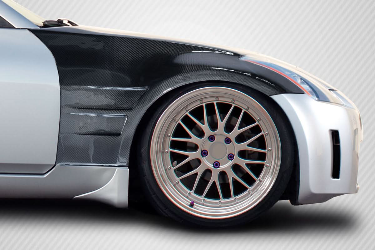 2003-2008 Nissan 350Z GT Concept Style Fenders - Carbon Fiber