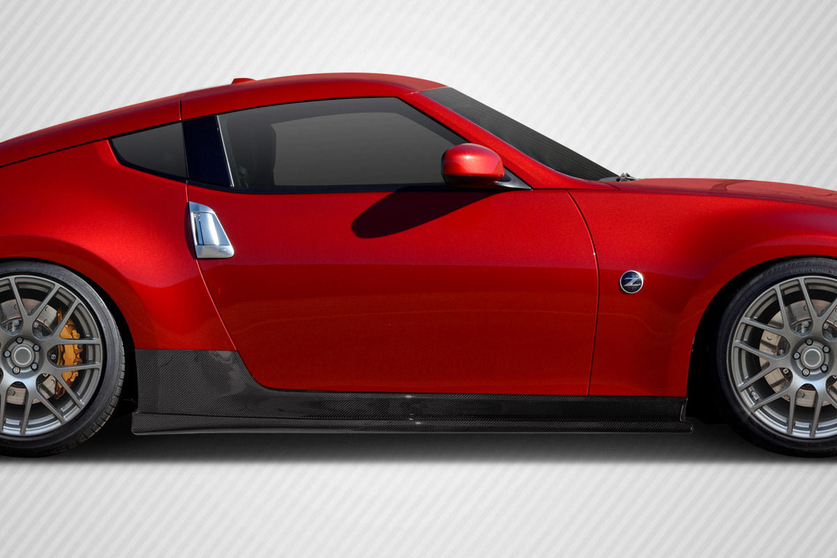 2009-2020 Nissan 370Z SL-R Style Side Skirts - Carbon Fiber