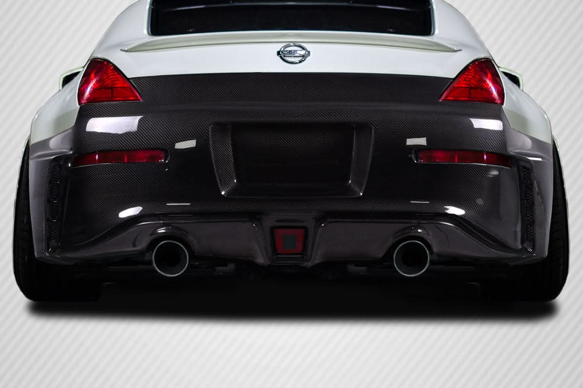 2003-2008 Nissan 350Z N4 Style Rear Bumper Cover - Carbon Fiber