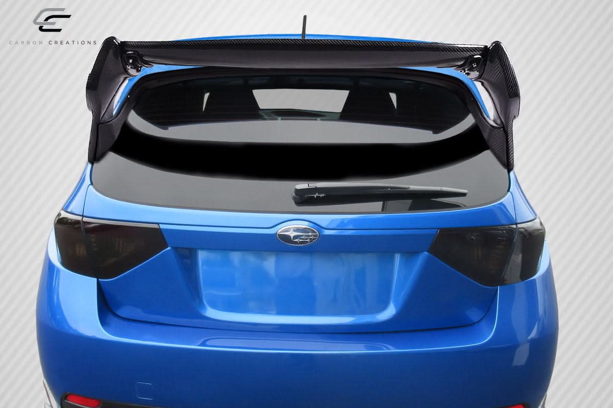 2008-2014 Subaru Impreza WRX STI VR-S Style Wing Trunk Spoiler - Carbon Fiber