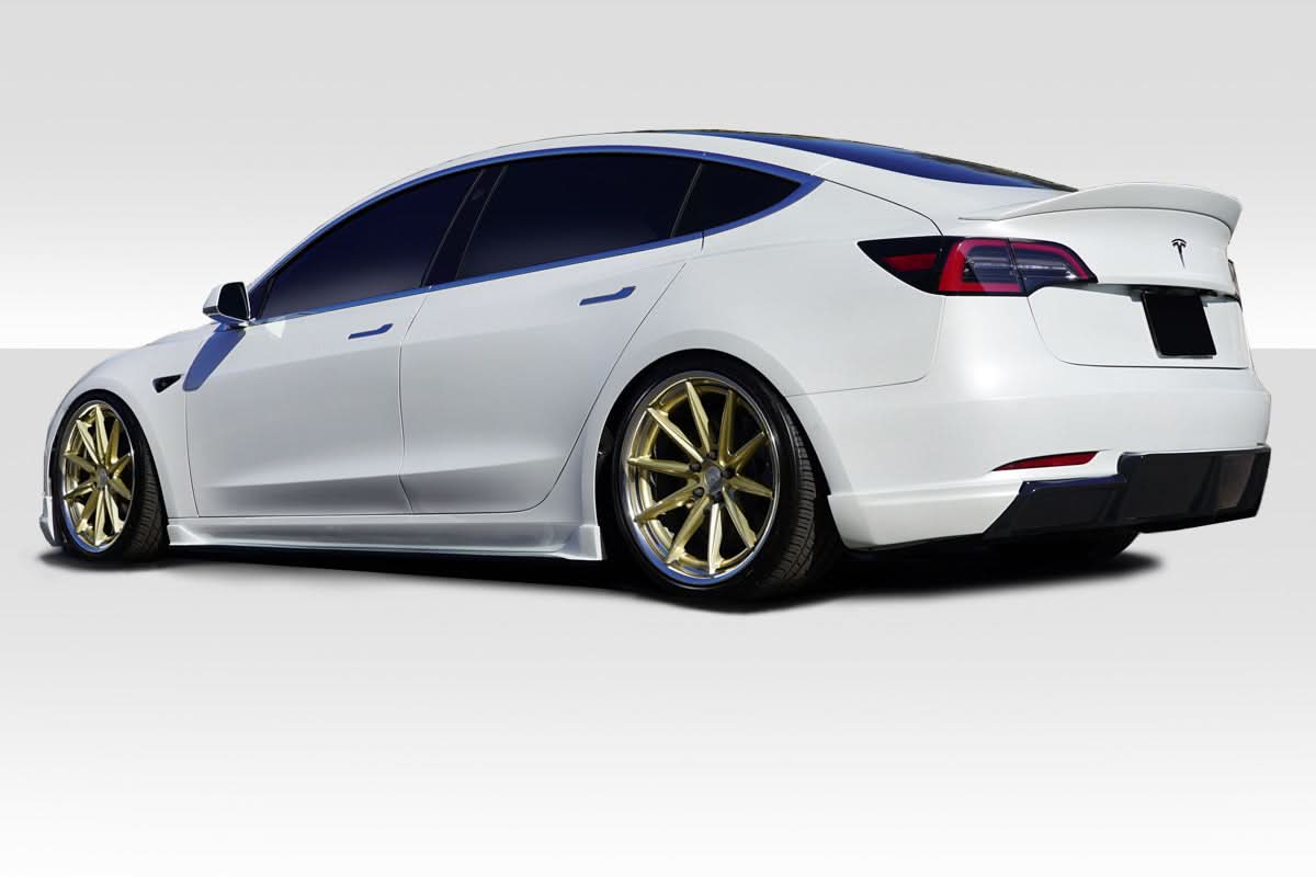 2017-2023 Tesla Model 3 GT Concept Style Rear Diffuser - FRP