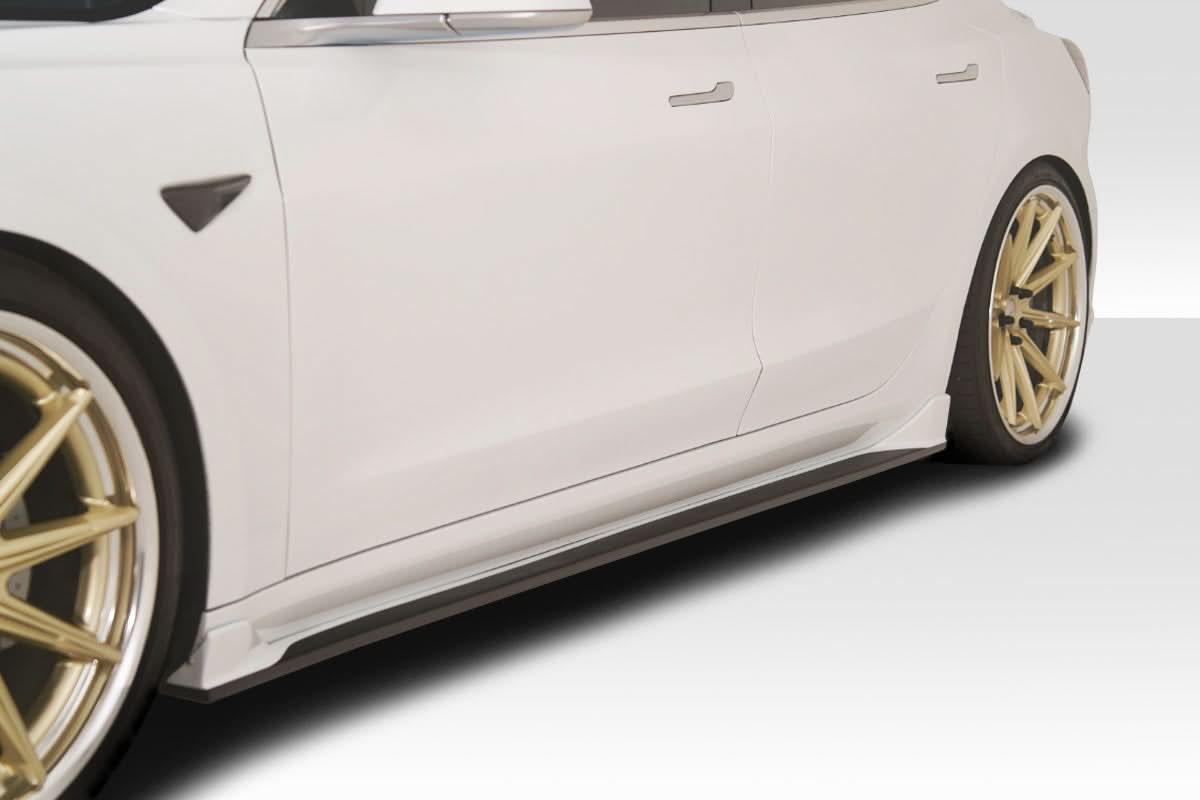 2017-2023 Tesla Model 3 GT Concept Style Side Skirt Rocker Panels - FRP