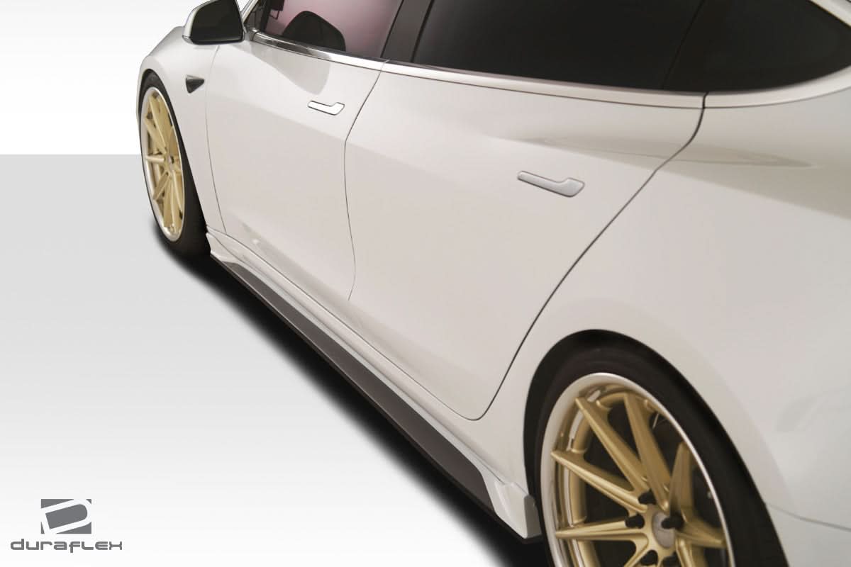 2017-2023 Tesla Model 3 GT Concept Style Side Skirt Rocker Panels - FRP