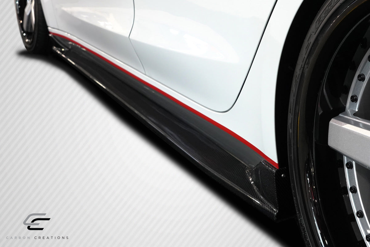 2017-2023 Tesla Model 3 GT Concept Style Side Skirt Panels - Carbon