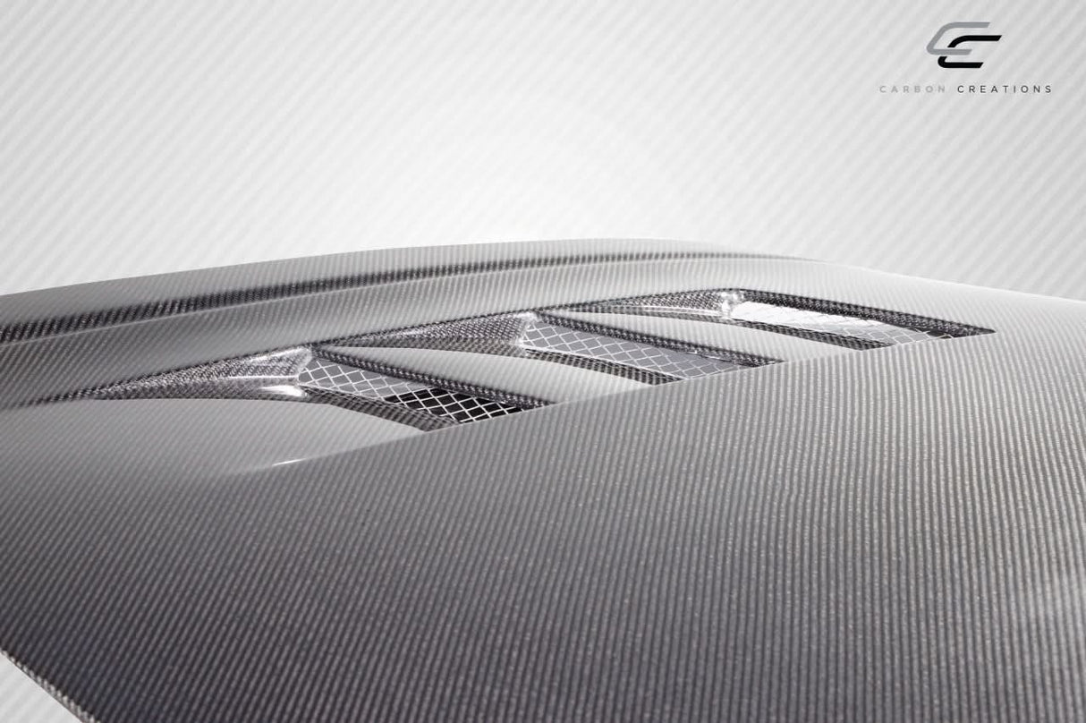 2008-2012 Honda Accord TS-1 Style Hood - Carbon Fiber