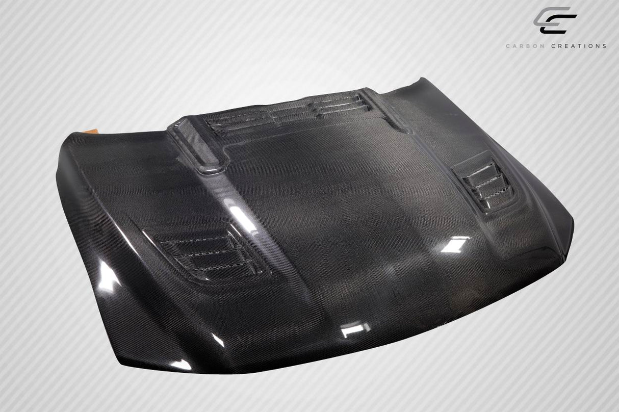 2019-2023 Dodge Ram Carbon Creations Rebel Mopar Look Hood - 1 Piece