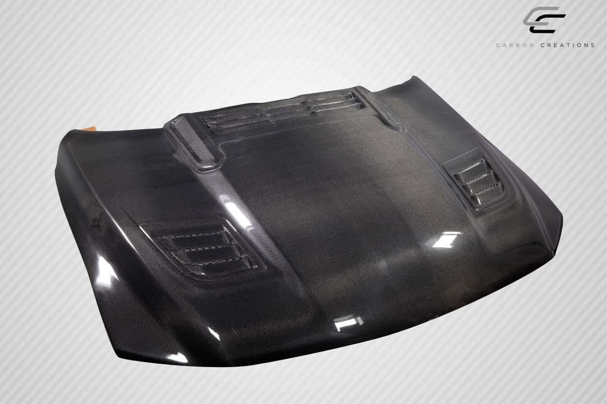 2019-2025 Dodge Ram Rebel Look Hood - Carbon Fiber