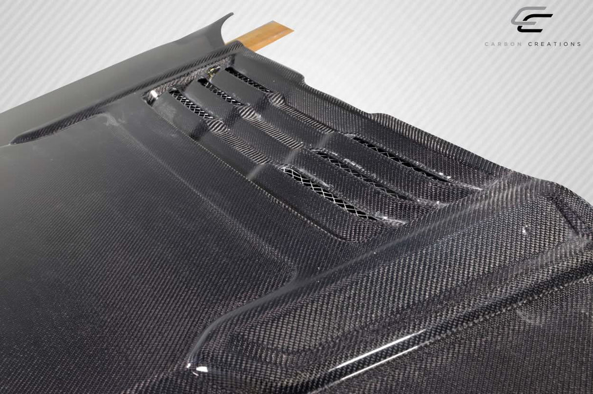 2019-2025 Dodge Ram Rebel Look Hood - Carbon Fiber