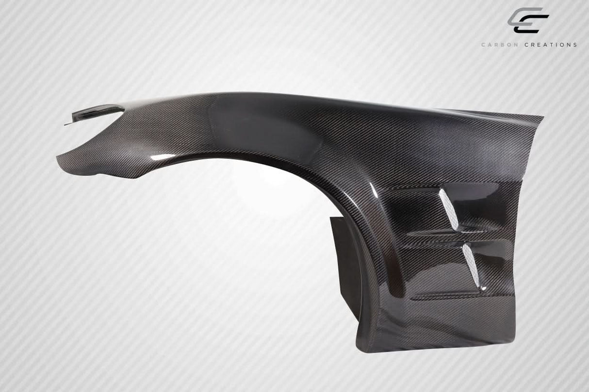 2005-2013 Chevrolet Corvette C6 ZR2 Style Front Fenders - Carbon Fiber
