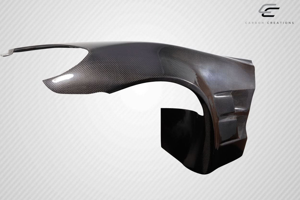 2005-2013 Chevrolet Corvette C6 ZR2 Style Front Fenders - Carbon Fiber