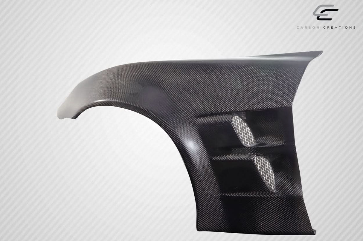 2005-2013 Chevrolet Corvette C6 ZR2 Style Front Fenders - Carbon Fiber