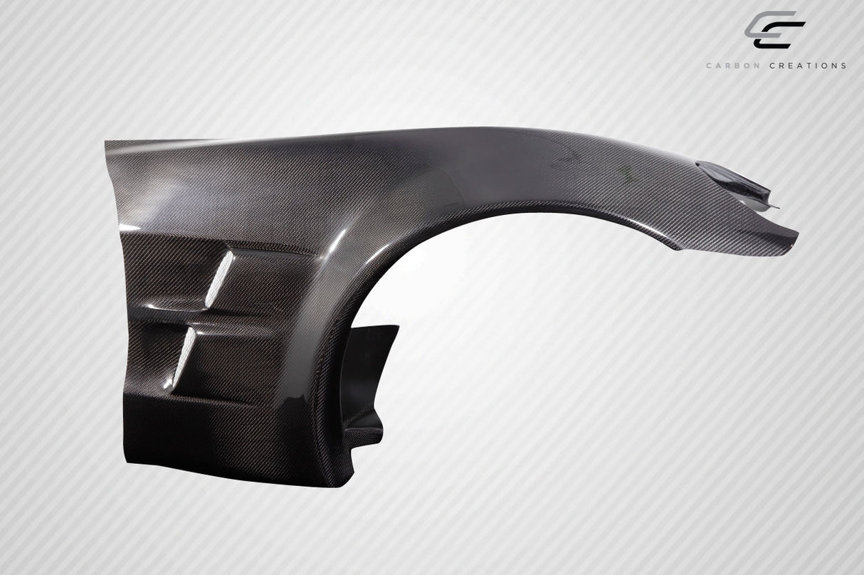 2005-2013 Chevrolet Corvette C6 ZR2 Style Front Fenders - Carbon Fiber