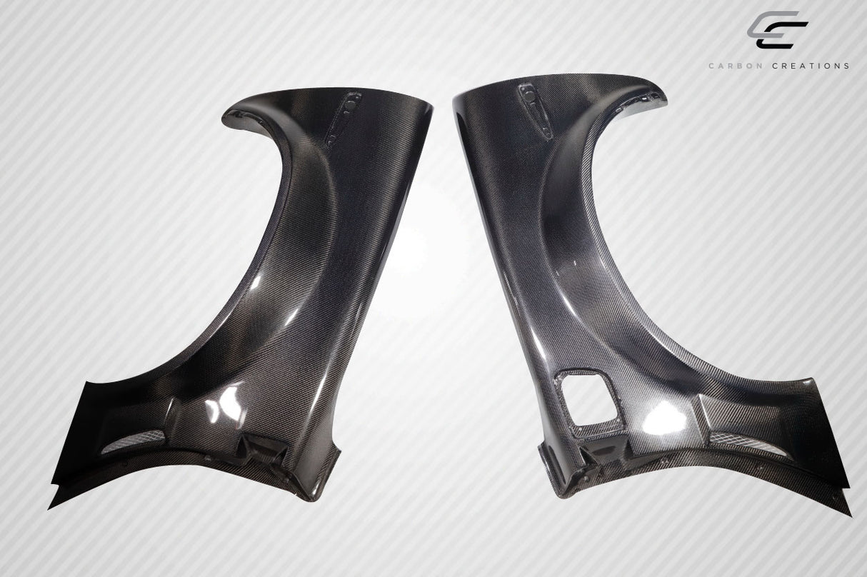 2005-2013 Chevrolet Corvette C6 ZR2 Style Rear Fenders - Carbon Fiber