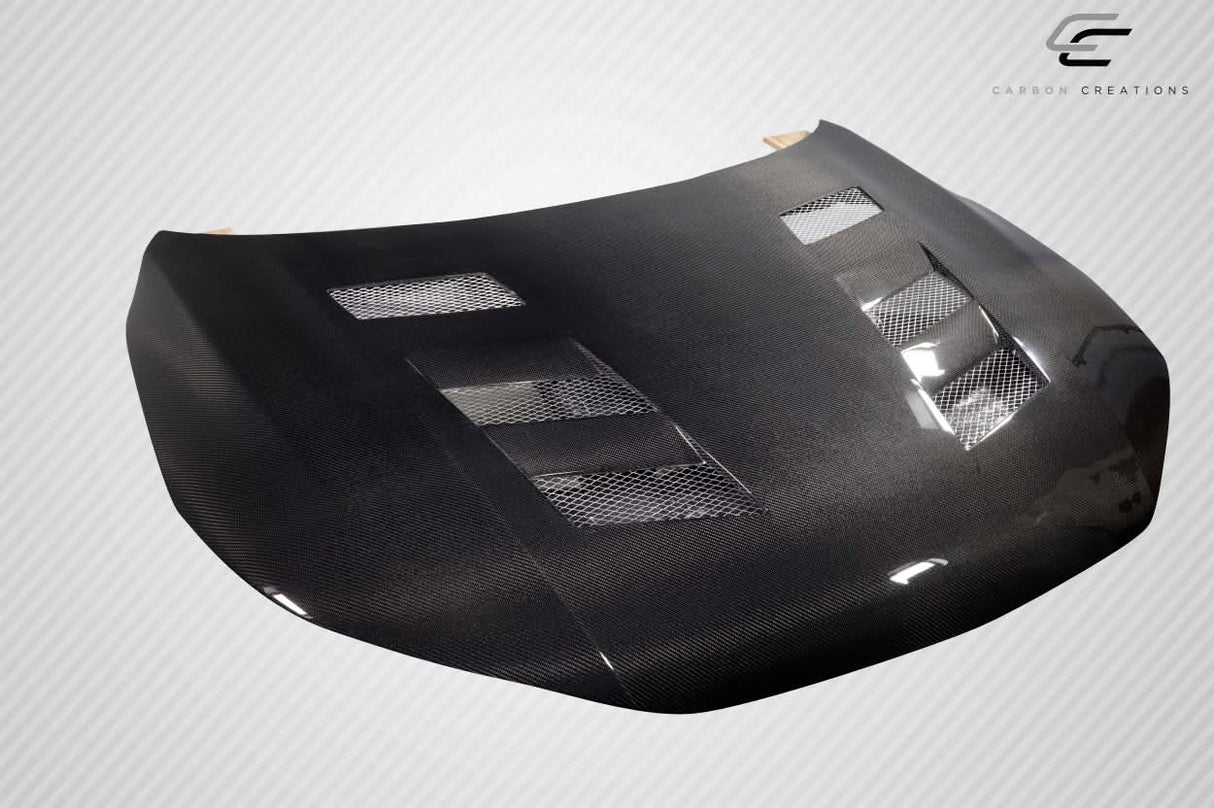 2013-2015 Honda Accord AM-S Style Hood - Carbon Fiber