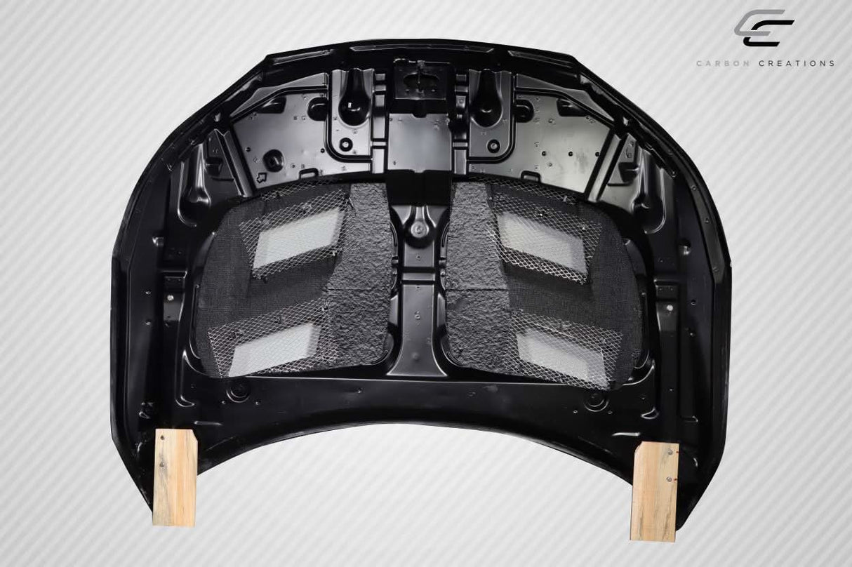 2013-2015 Honda Accord AM-S Style Hood - Carbon Fiber